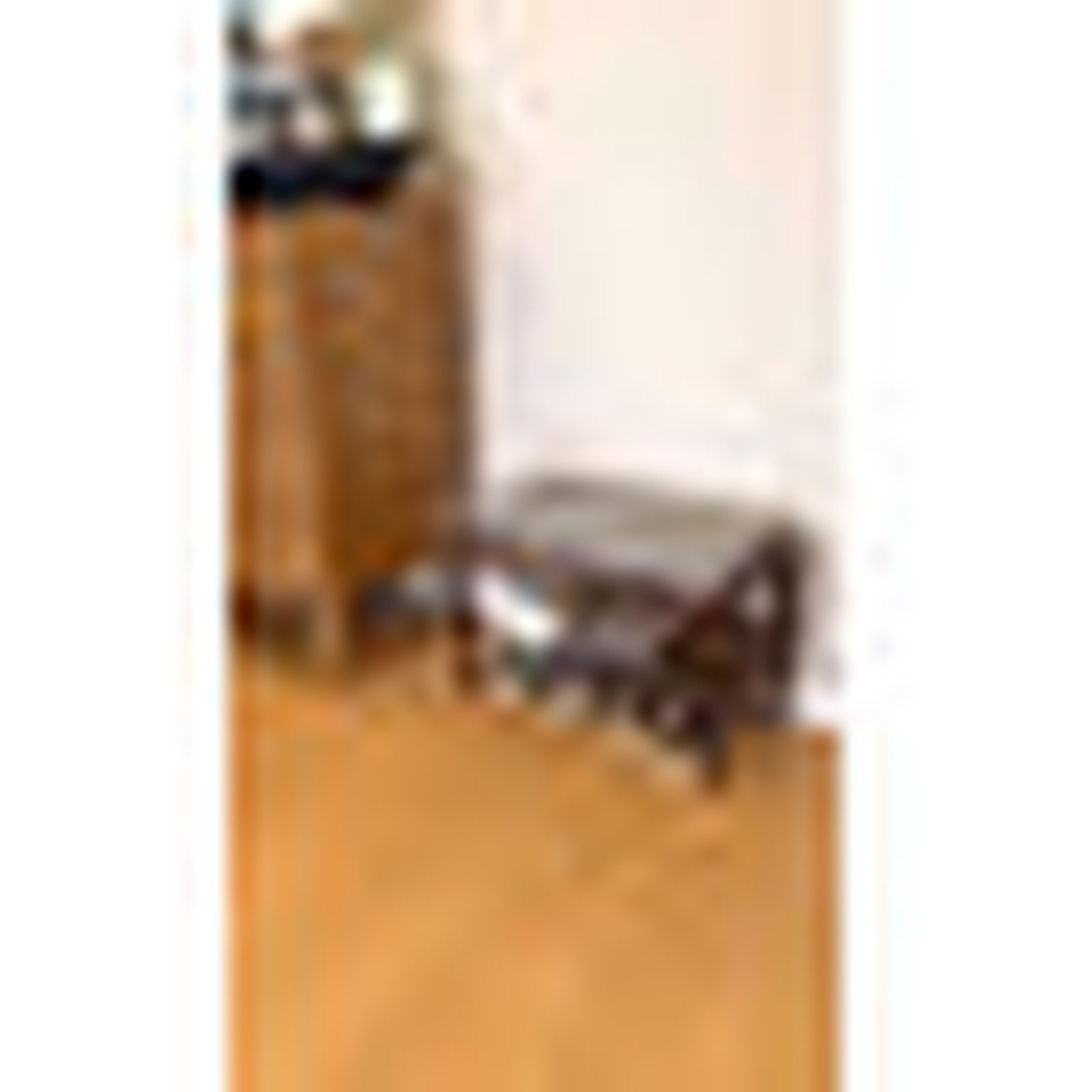 East Urban Home Solid Oak Upholstered Shoe Bench