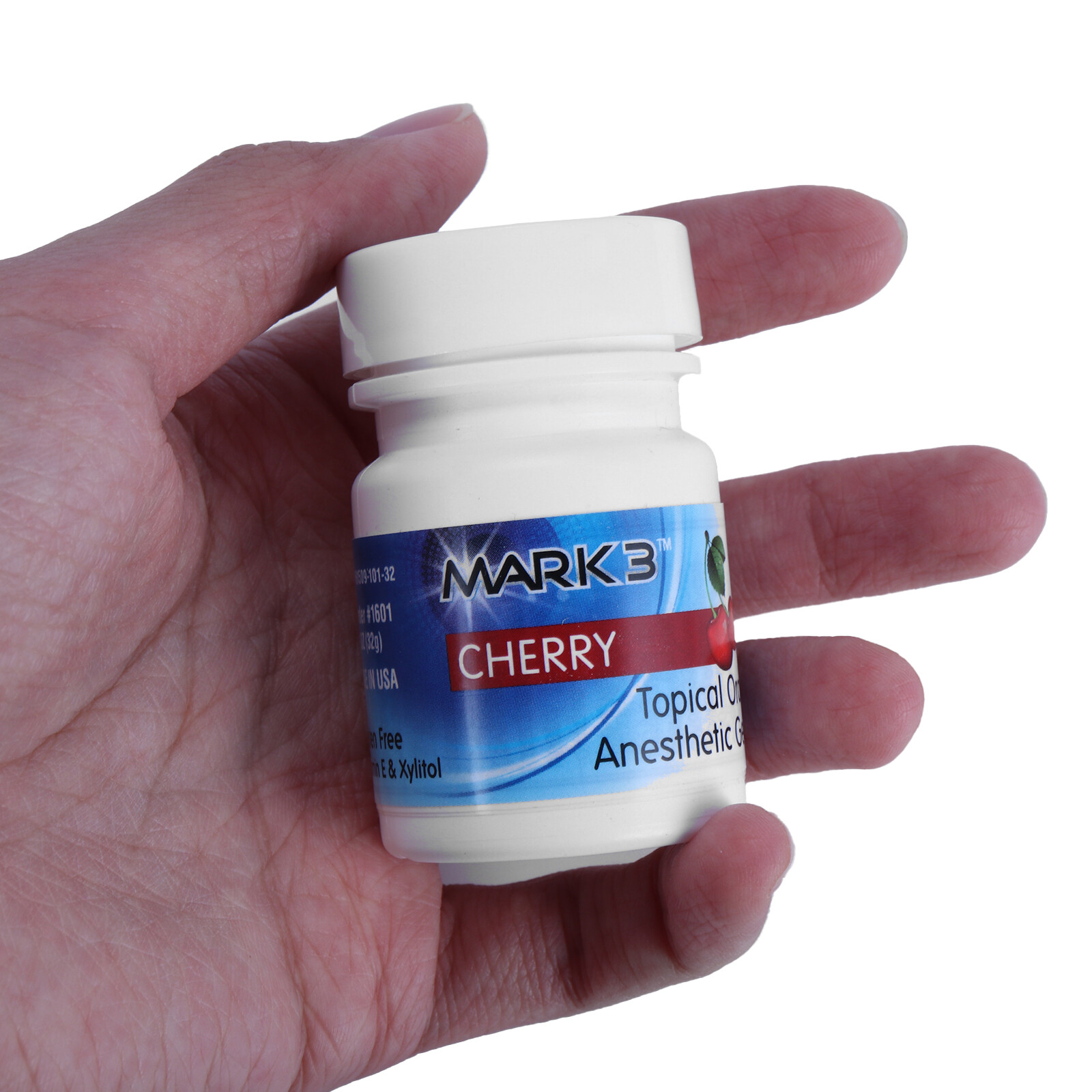 5 ✖ MARK3 Dental Topical Anesthetic Gel 20%Benzocaine 1OZ Jar Made in USA