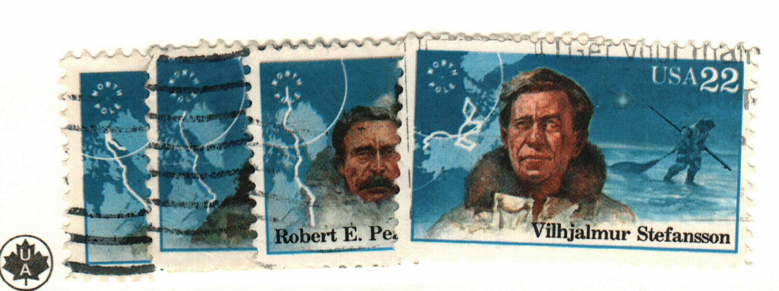 US #2220-3 used arctic explorers set