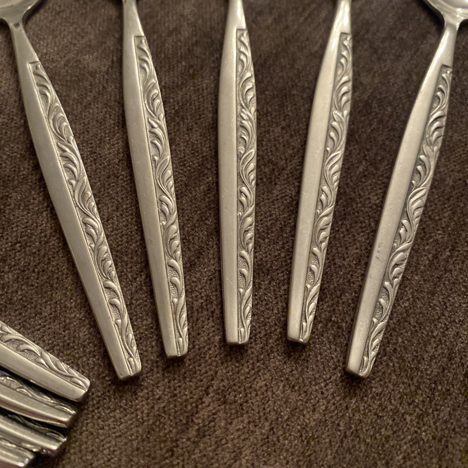 5! Eldan Stainless Steel ELD10 Teaspoon 6.25" Long 3 Sets Of 5 Ava