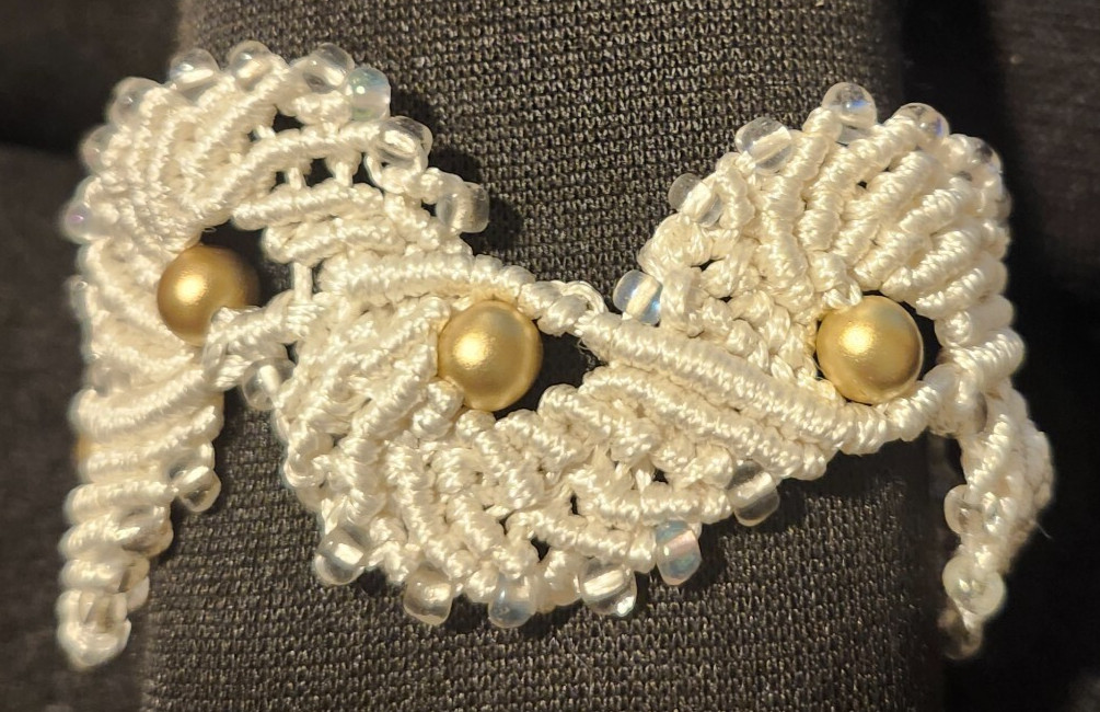 Handmade Silky Thread Angel Wing bracelet