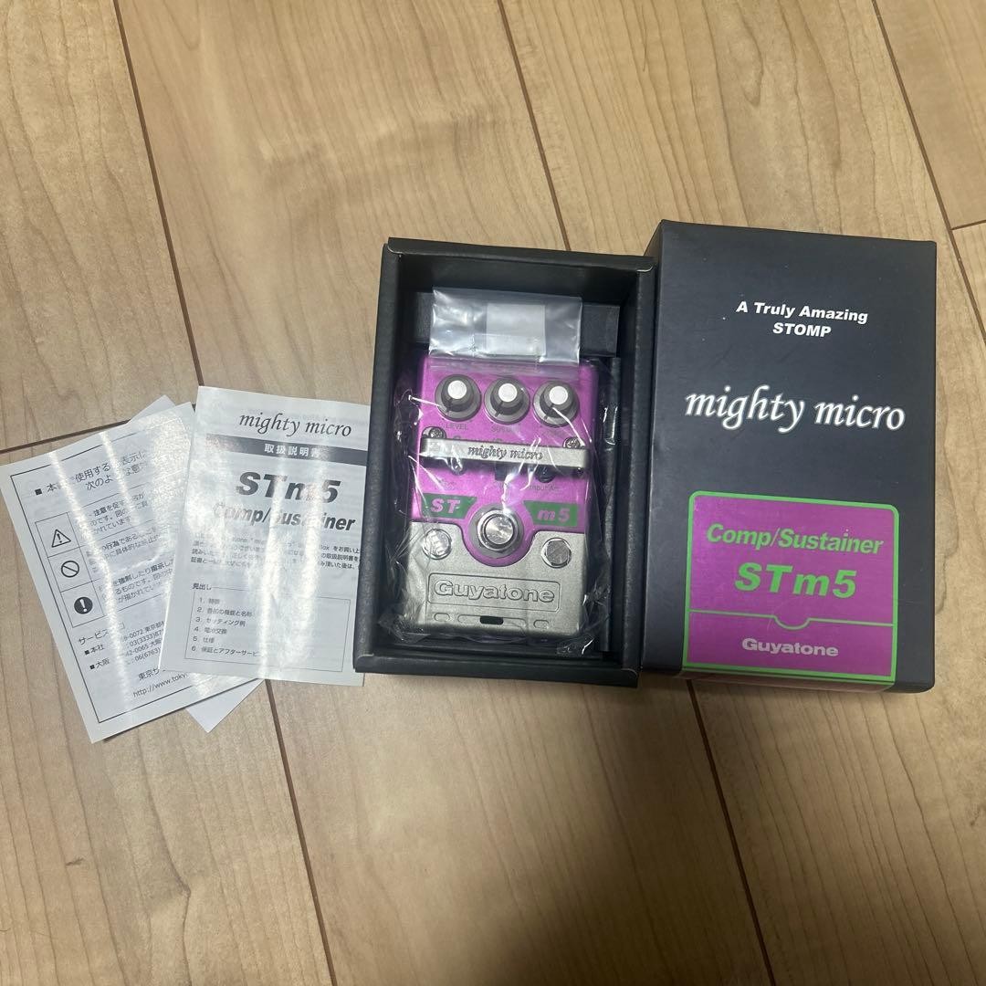 Guyatone STm5 Compressor Effects Pedal Compact Unopened бас