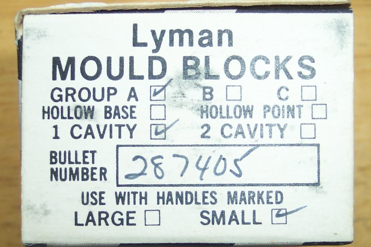 LYMAN 287405 SINGLE CAVITY 7mm 150 GRAIN MOULD UNUSED IN ORIGINAL WRAP