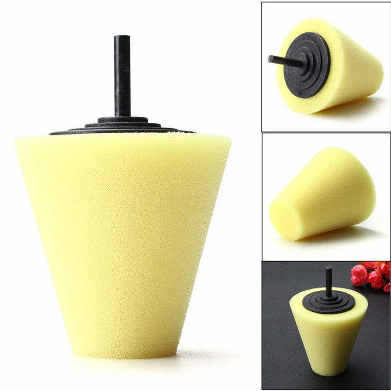 for Car Wheel Power Drill Tool Sponge Buffer Car Cone Shaped Polishing Pad