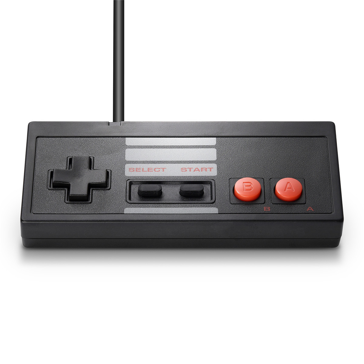 2 x USB Gaming Controller For Classic NES 8 Bit System Console Control Black US