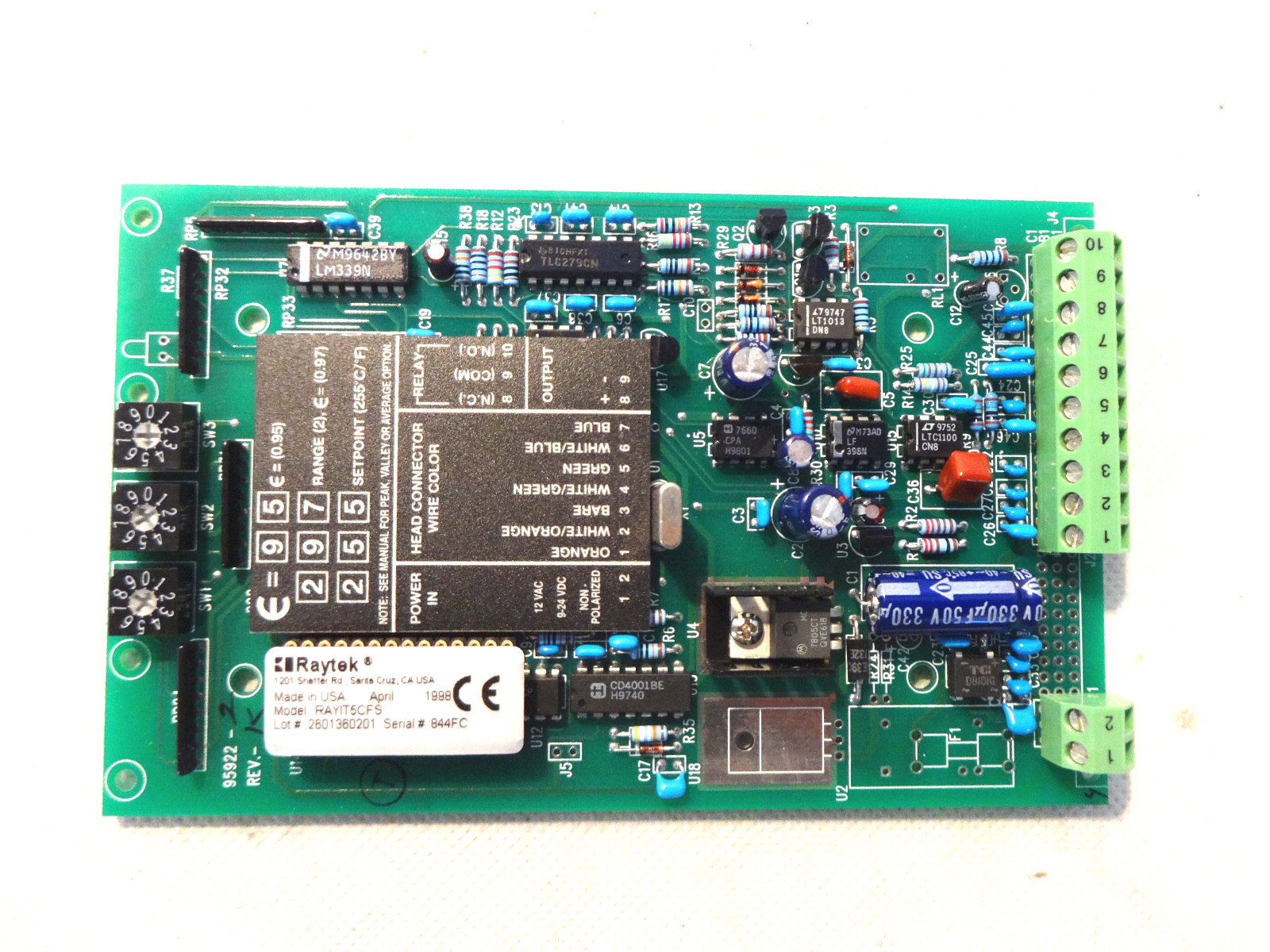NEW RAYTEK RAYIT5CFS CIRCUIT BOARD