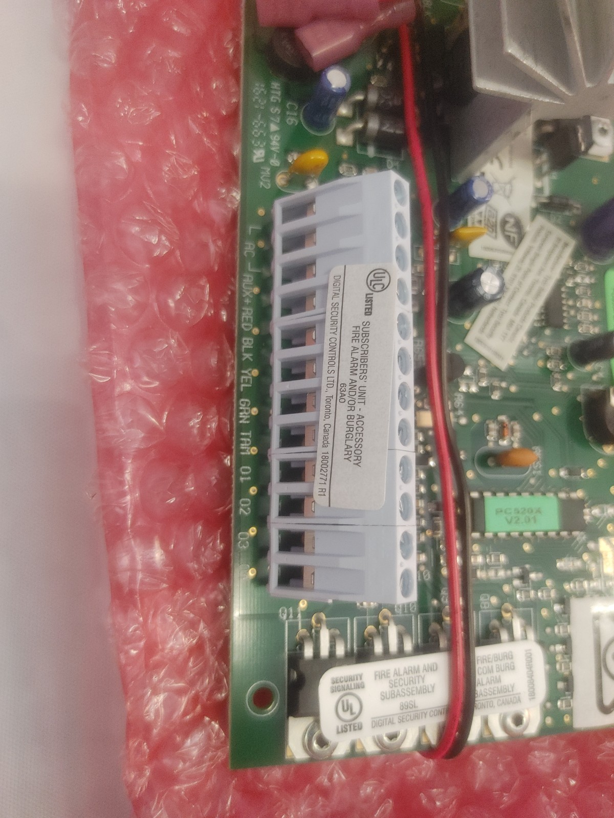 PC5204 UL/ULC/CE/INCERT/NCP 80008497