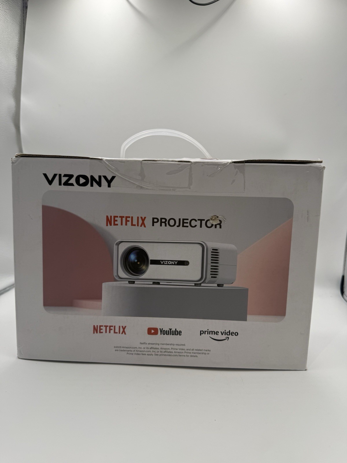 Smart Projector with WiFi and Bluetooth, VIZONY Native 1080P Projector