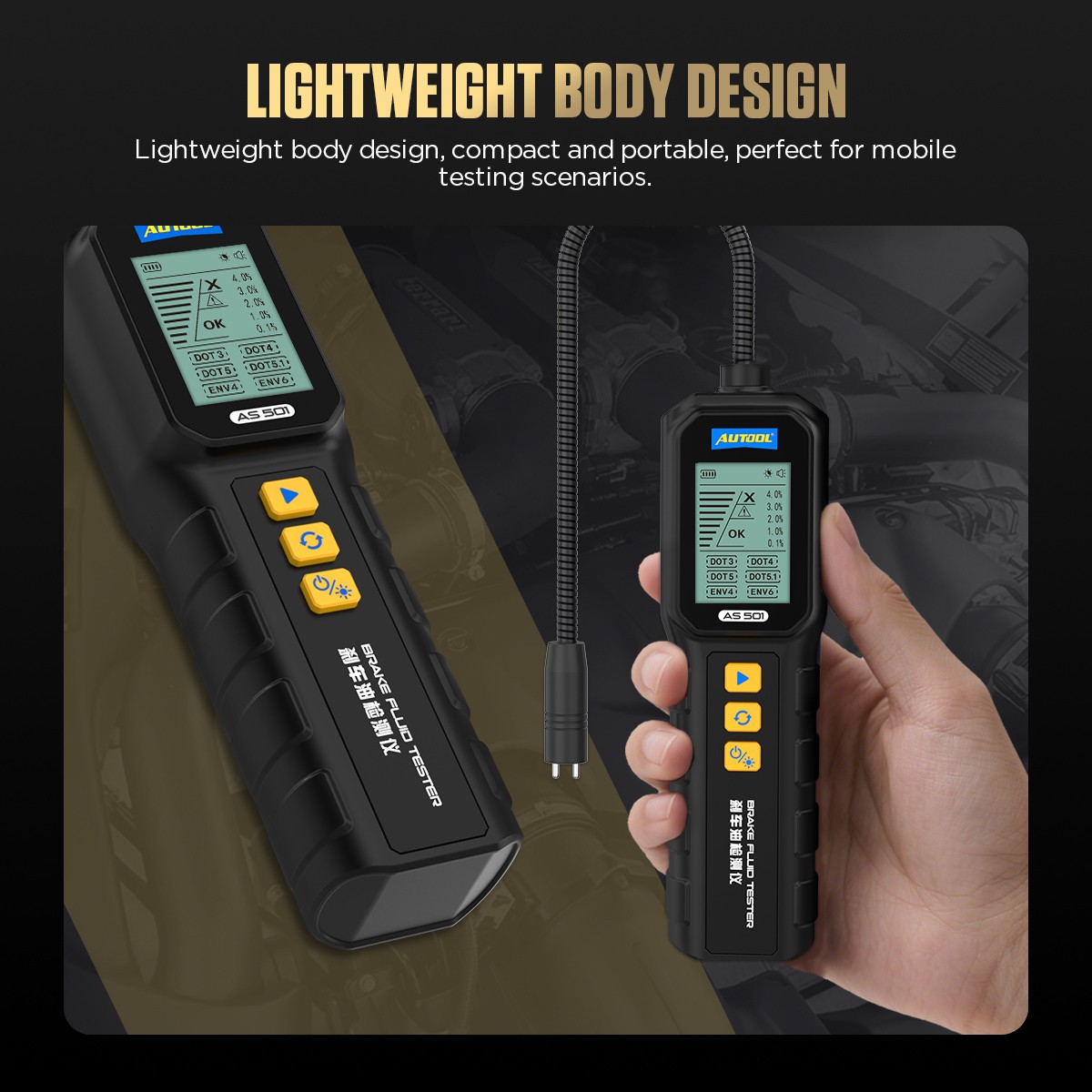 EPB Tool Electronic Parking Brake Emergency Release Tool + Brake Fluid Tester