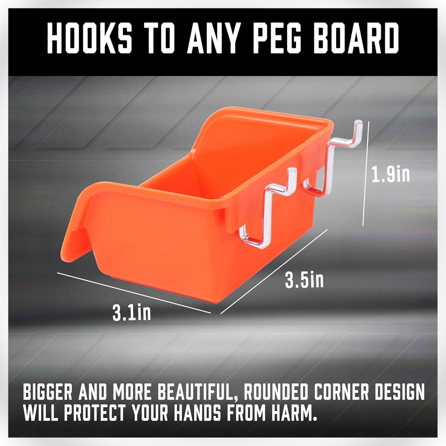 238-Piece Pegboard Hook Set with Bins for Tool Organization