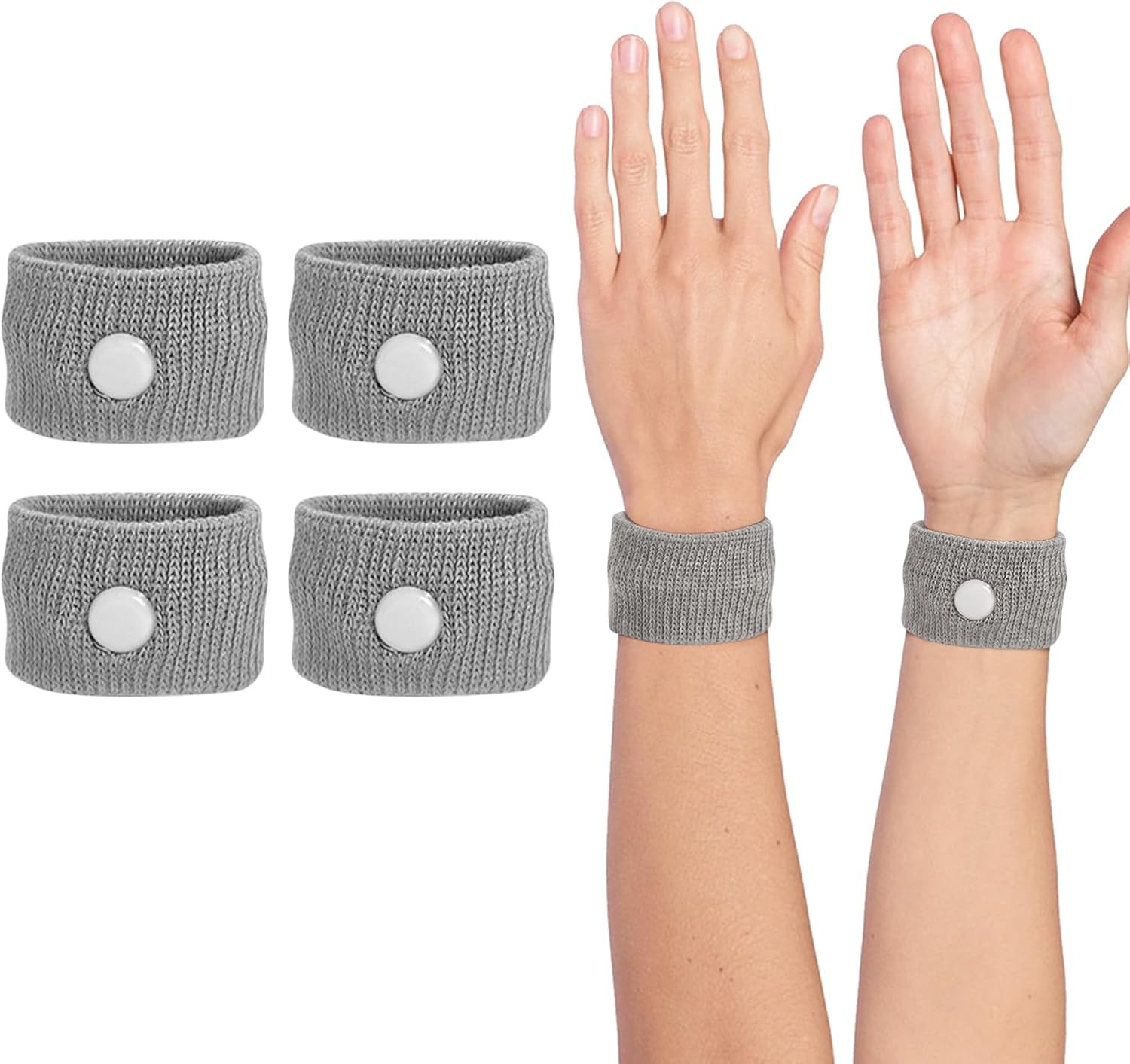 Motion Sickness Wristband, Anti-Nausea Acupressure Wrist Band for Nausea Reli...