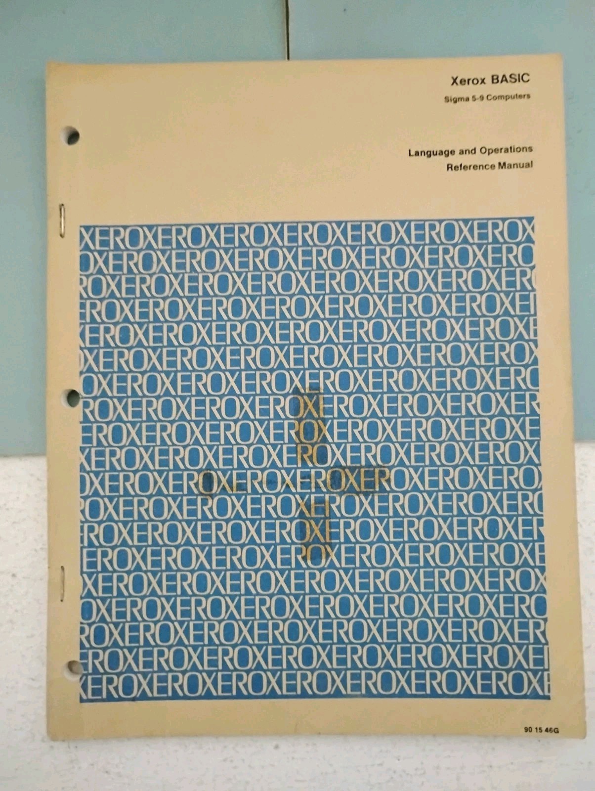 Xerox XDS Sigma 5/7 BASIC Reference Manuals Lot Vintage Minicomputer