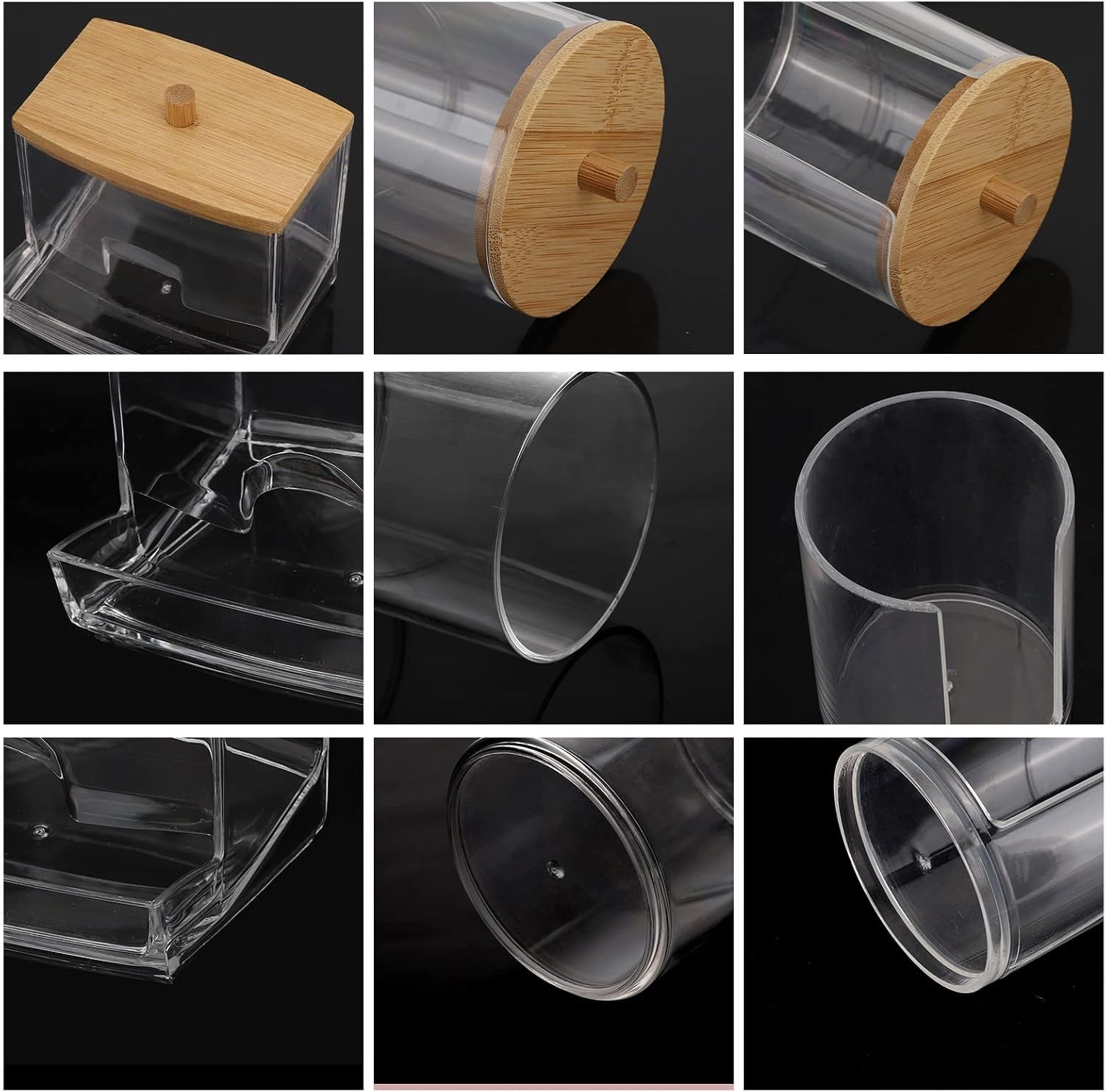 Bathroom Organizer Accessories Set-10 OZ Qtips Holder Storage