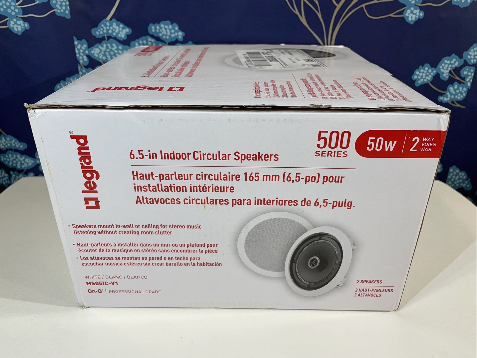 OEM Legrand 500 Series ON-Q 6.5 in. Indoor Speakers MS05ICV1 NEW PAIR