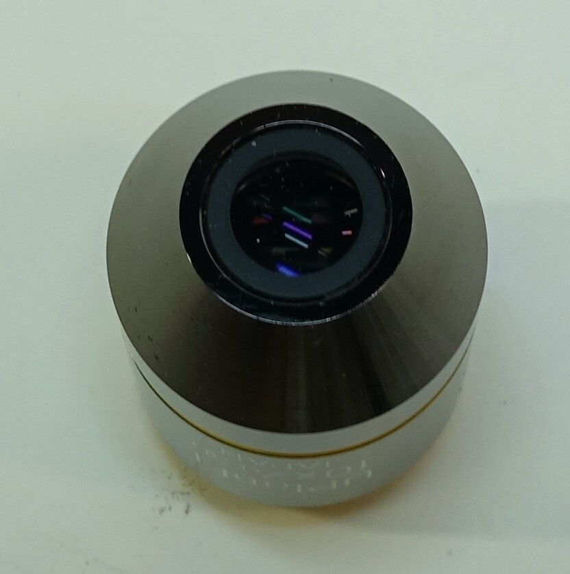 Olympus UPlanFl 10X/0.30 ∞/- microscope objective: excellent condition
