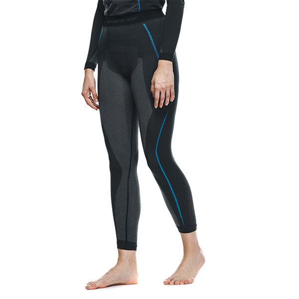 Dainese Dry Ladies Motorbike/Motorcycle Black/Blue Baselayer Dryarn Pants