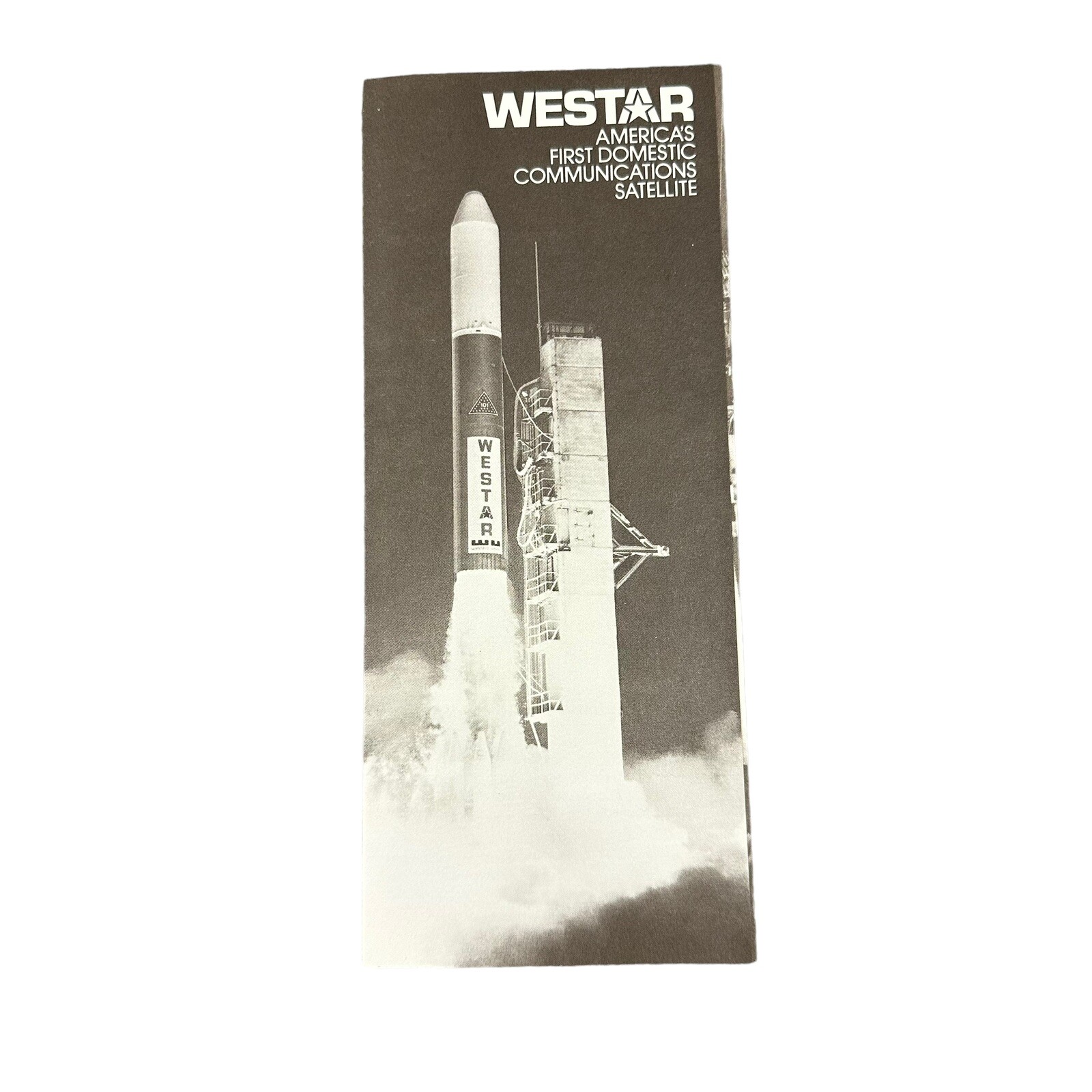 1970s Westar Domestic Communications Satellite Vintage Brochure Western Union