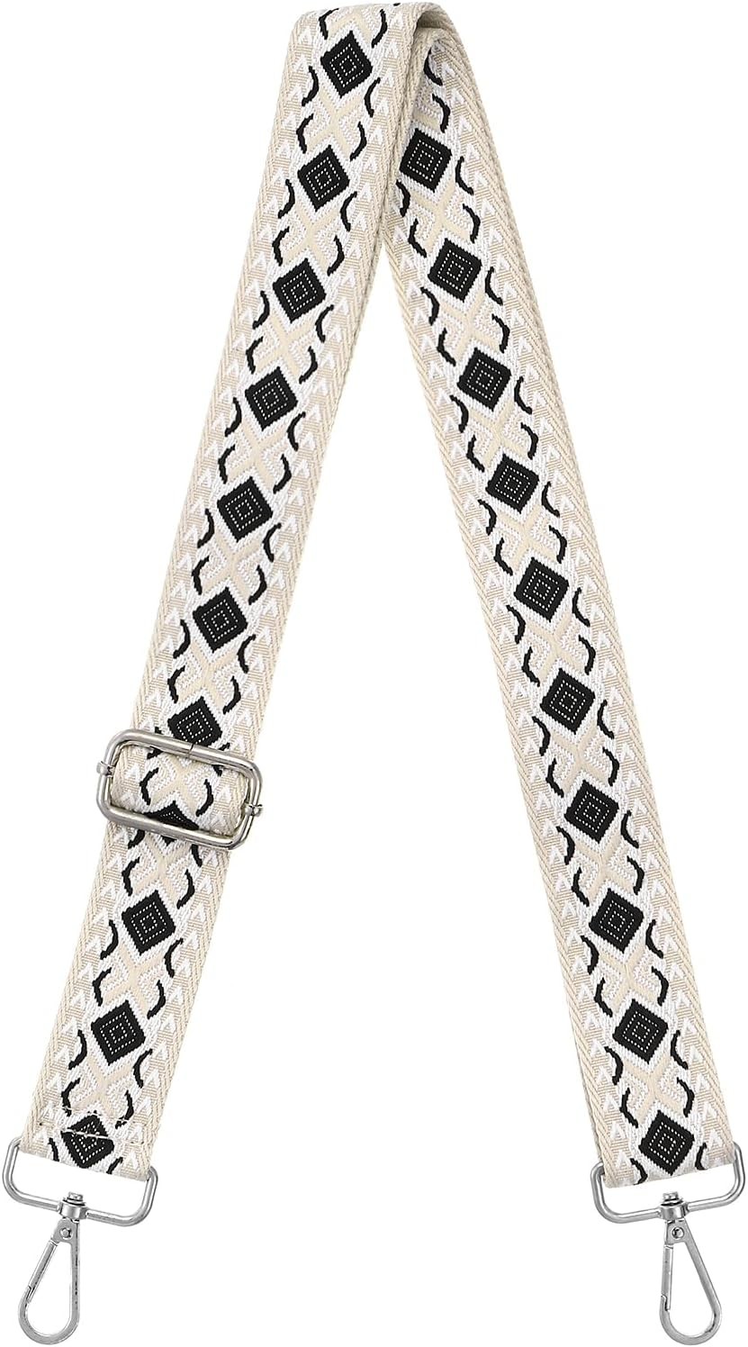 uxcell Purse Strap Replacement, 27.5-53inch Adjustable Polyester Classy...