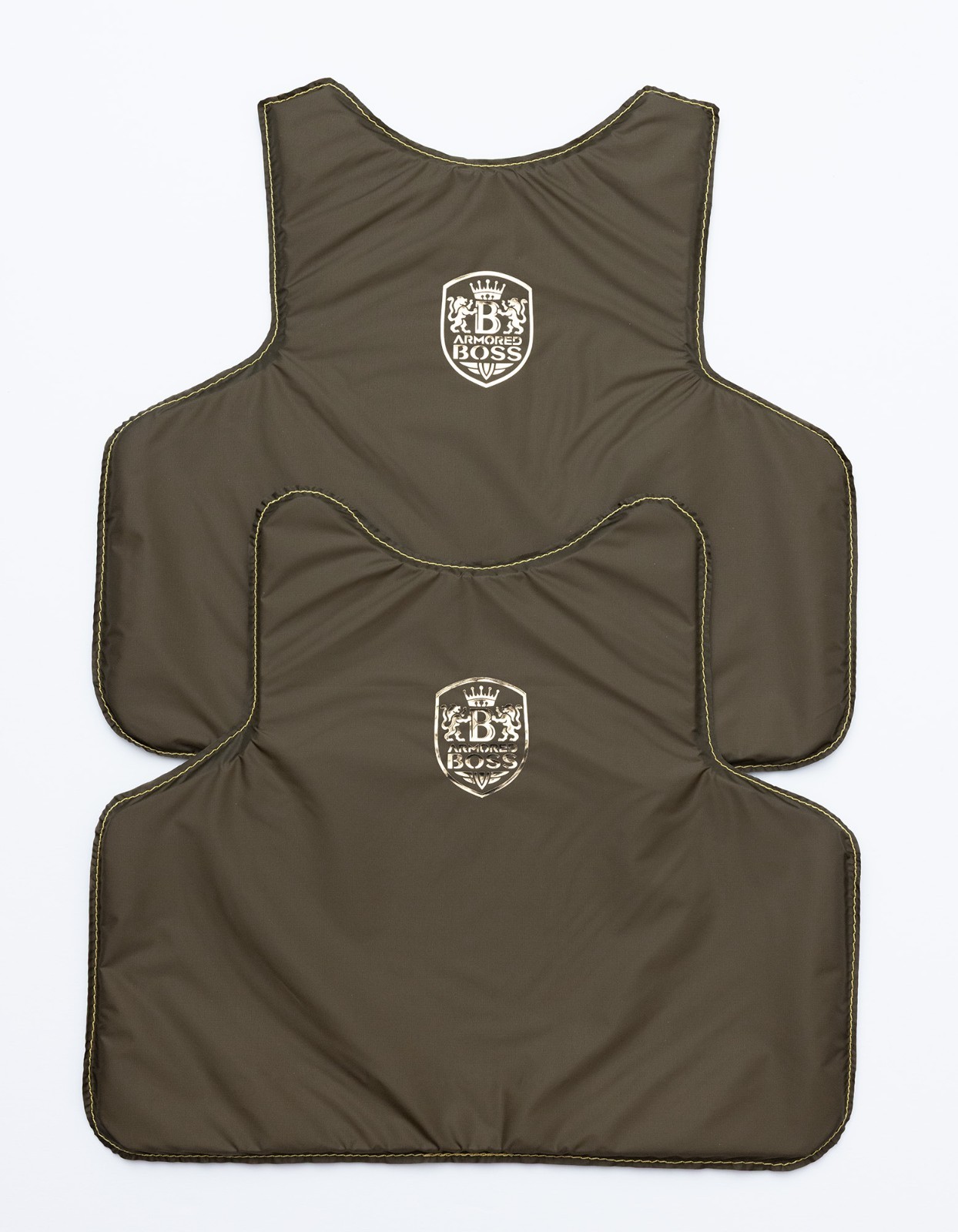 Armored Boss™ Multizone Concealable Vest with 2 Bulletproof Soft panels Level 3A
