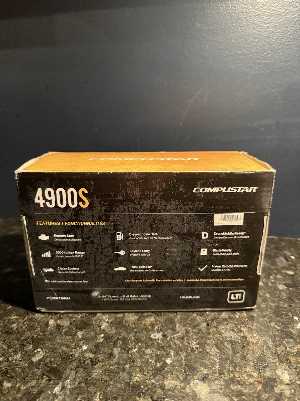 Compustar CS4900-S 4-Button 2-Way, 3000' Remote Start System Blade Not Included