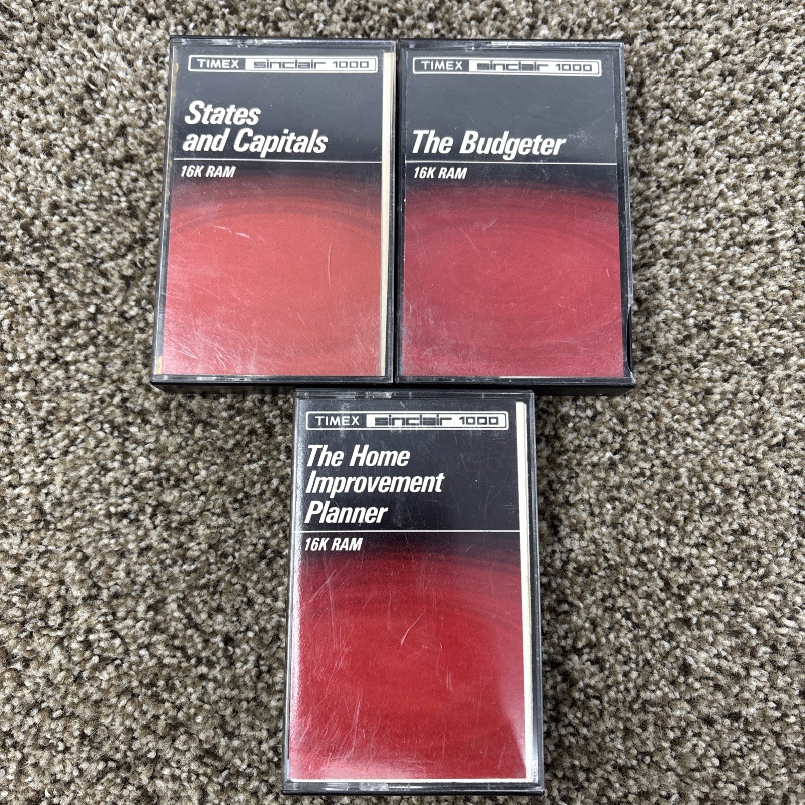Timex Sinclair 1000 Tape Programs And User Manual UNTESTED AS IS