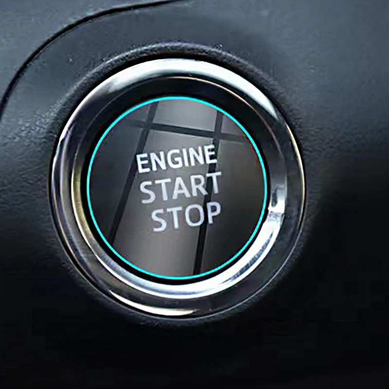Car TPU Protective Film Engine Start Button Cover Stop Switch