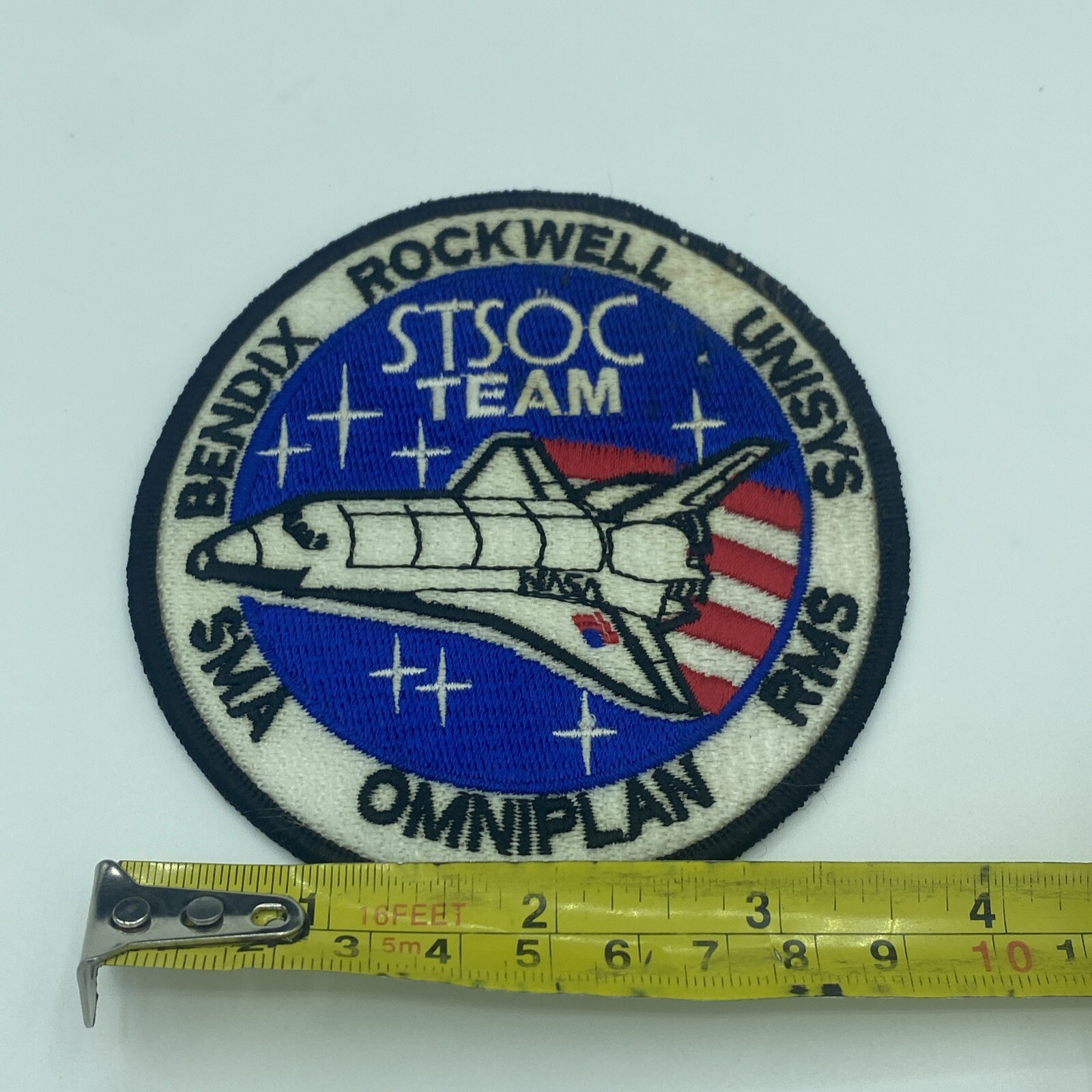 VTG NASA STSOC TEAM ROCKWELL RMS SMA SHUTTLE PATCH