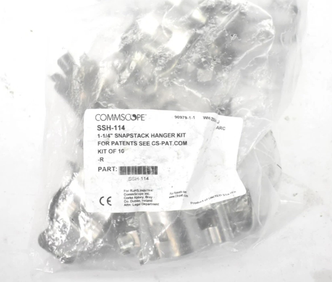 Commscope SSH-114 1-1/4” Snapstack Hanger Kit For Patents