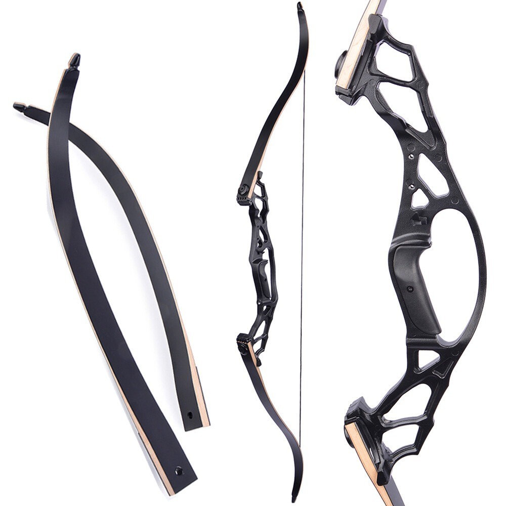 62" 30-60lbs Takedown Recurve Bow  Archery Aluminum Riser Bow Hunting Target