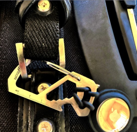 KaTTON Phone Case for iPhone 14 Includes Removable Multitool & Multi Carabiner