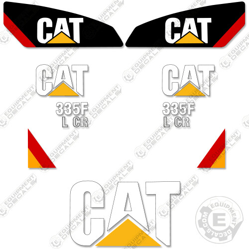 Fits Caterpillar 335F L CR Decal Kit Reproduction Stickers 335-FLCR 335 F L CR
