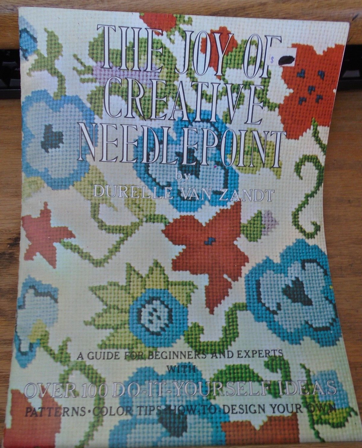 The Joy of Creative Needlepoint Durelle Van Zandt Booklet GUC Vintage