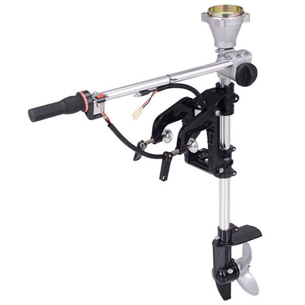 Gasoline Lawn Mower Modified Bracket Boat Kayak Hook Outboard Motor Propeller