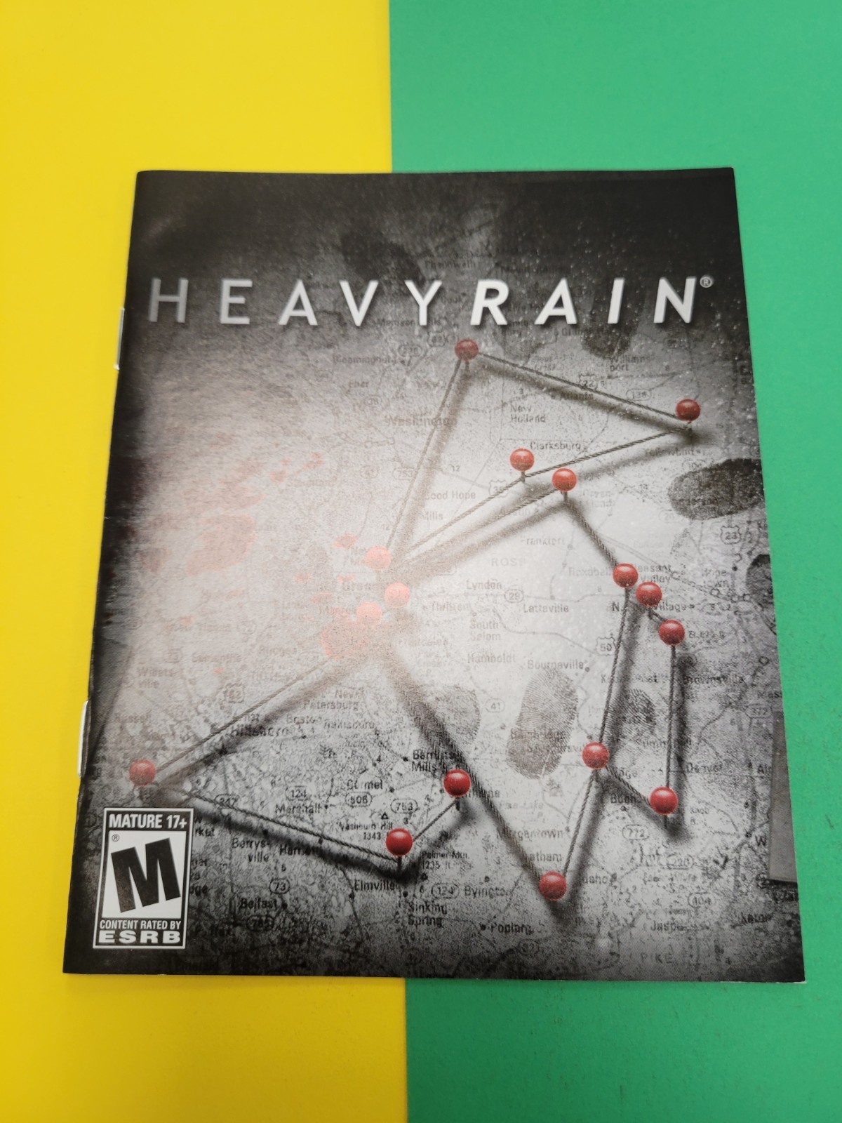 Heavy Rain (Sony PlayStation 3, 2010) Manual Only