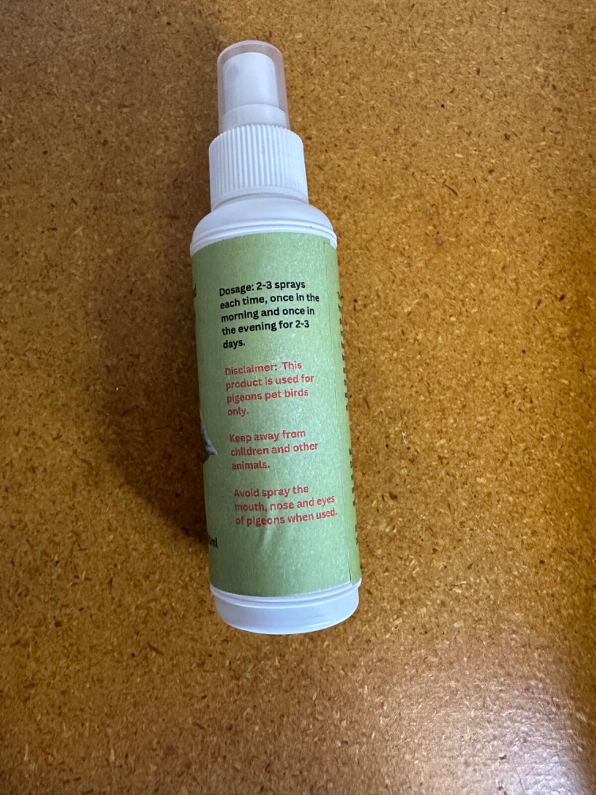 Natural Plant Based Mite & Lice Spray for Pigeons 100ml