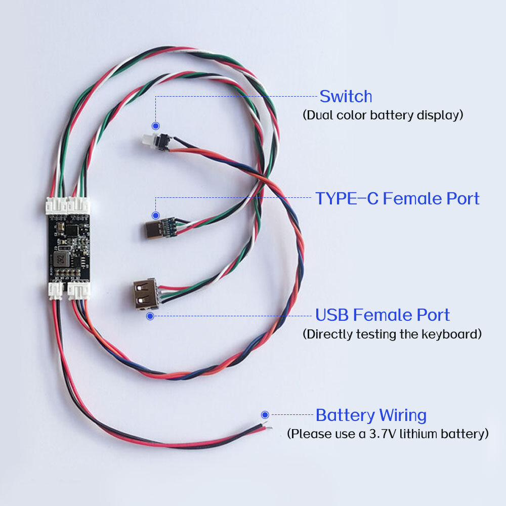 Wired keyboard modification wireless keyboard DIY Kit 2.4G/Bluetooth converter