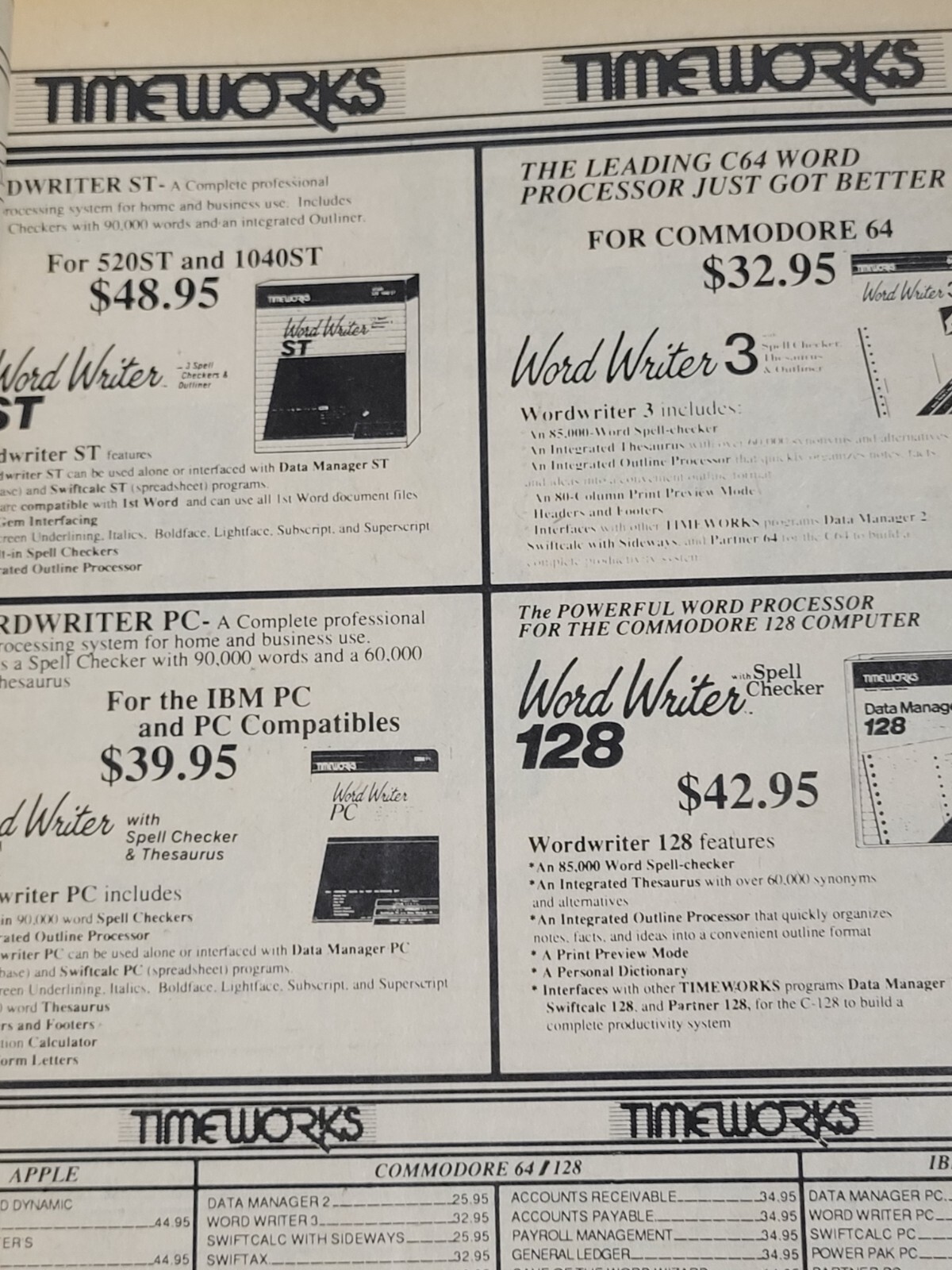 Computability Consumer Electronics (Summer 1987) Software Hardware Catalog VG/VF