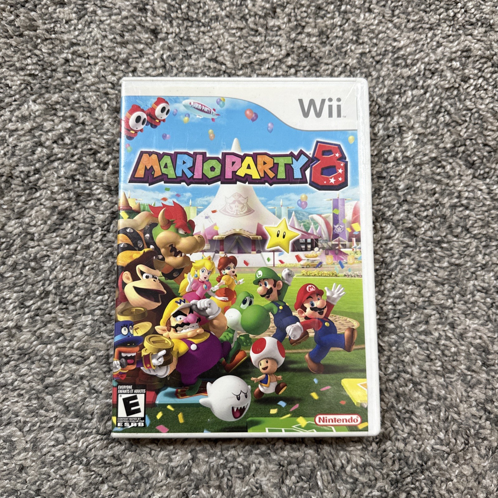 Mario Party 8 (Nintendo Wii, 2007) Case and Manual Only (No Game) NO DISC