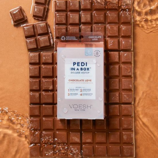 Voesh Pedi Deluxe 4 Steps PACK OF 3 - Chocolate Love
