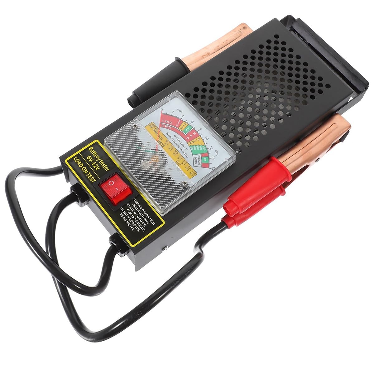 TNAIYH Car Battery Load Tester, 6V-12V Alternator Checker with Black