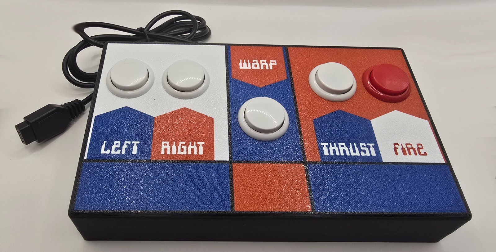 Asteroids Control Panel For Atari 2600 and Atari 7800, and Commodore