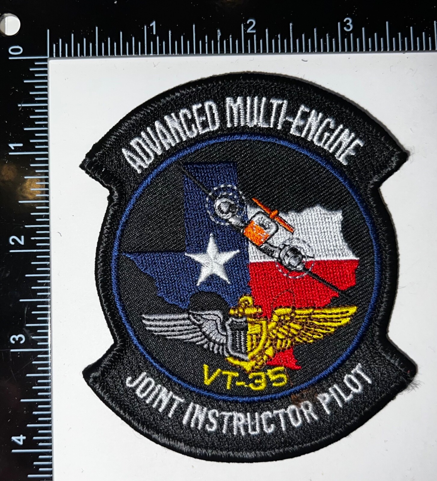 USAF US Air Force USN Advanced Multi Engine Joint Instructor Pilot VT-35 Patch
