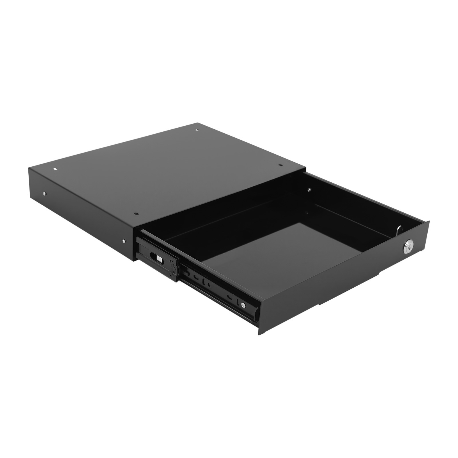 Under Desk Mounted Sliding Pull-out Drawer Drawer Storage Organizer For Office