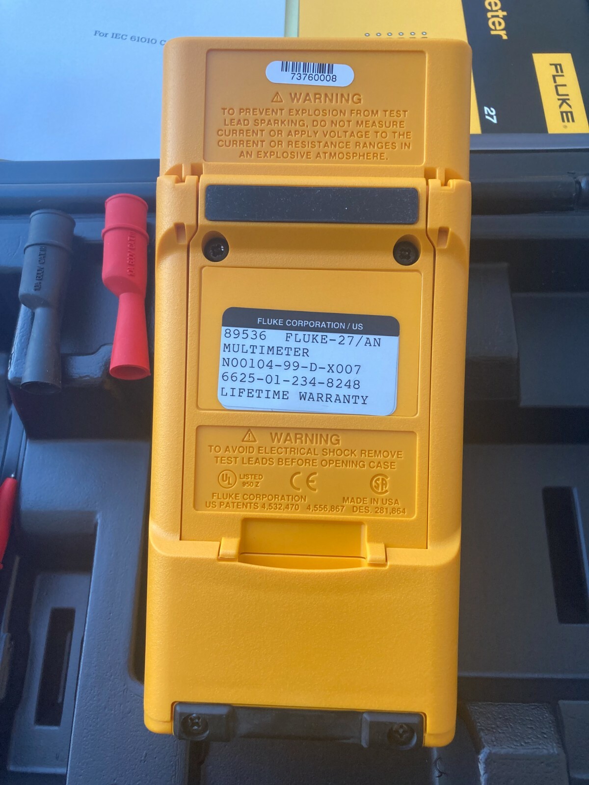 BRAND NEW Fluke 27 Rugged Digital Handheld Multimeter 3200-count