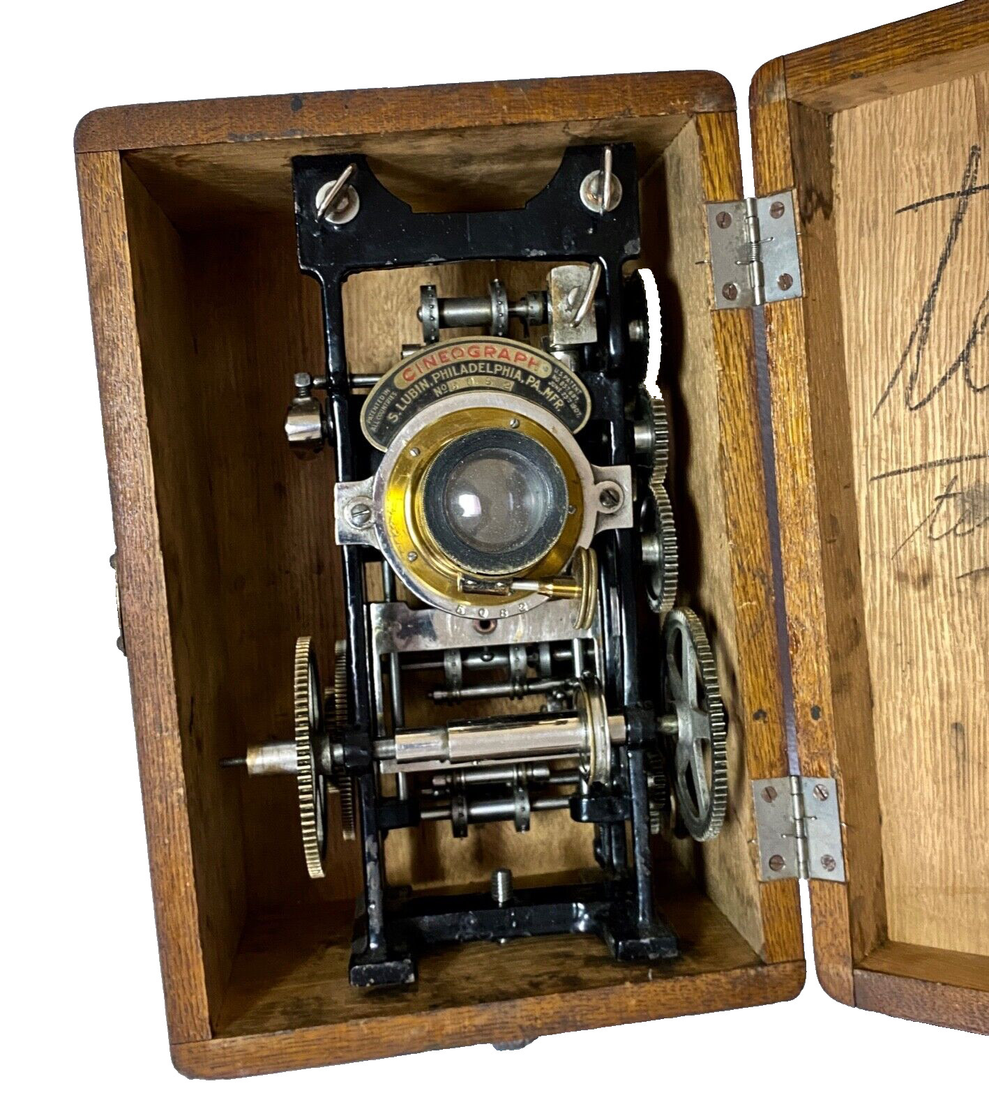 CINEOGRAPH by S. Lubin  35mm Projector Museum Quality Circa very very rare!