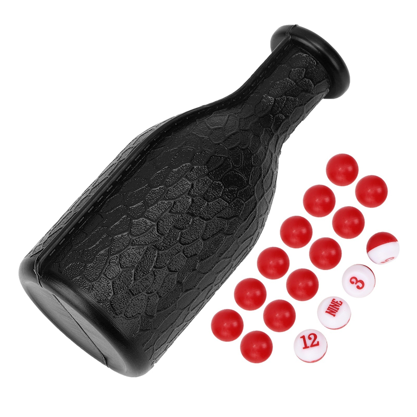 16 Numbered Tally Billiard Shaker Bottle Durable Rubber Home Entertainment For