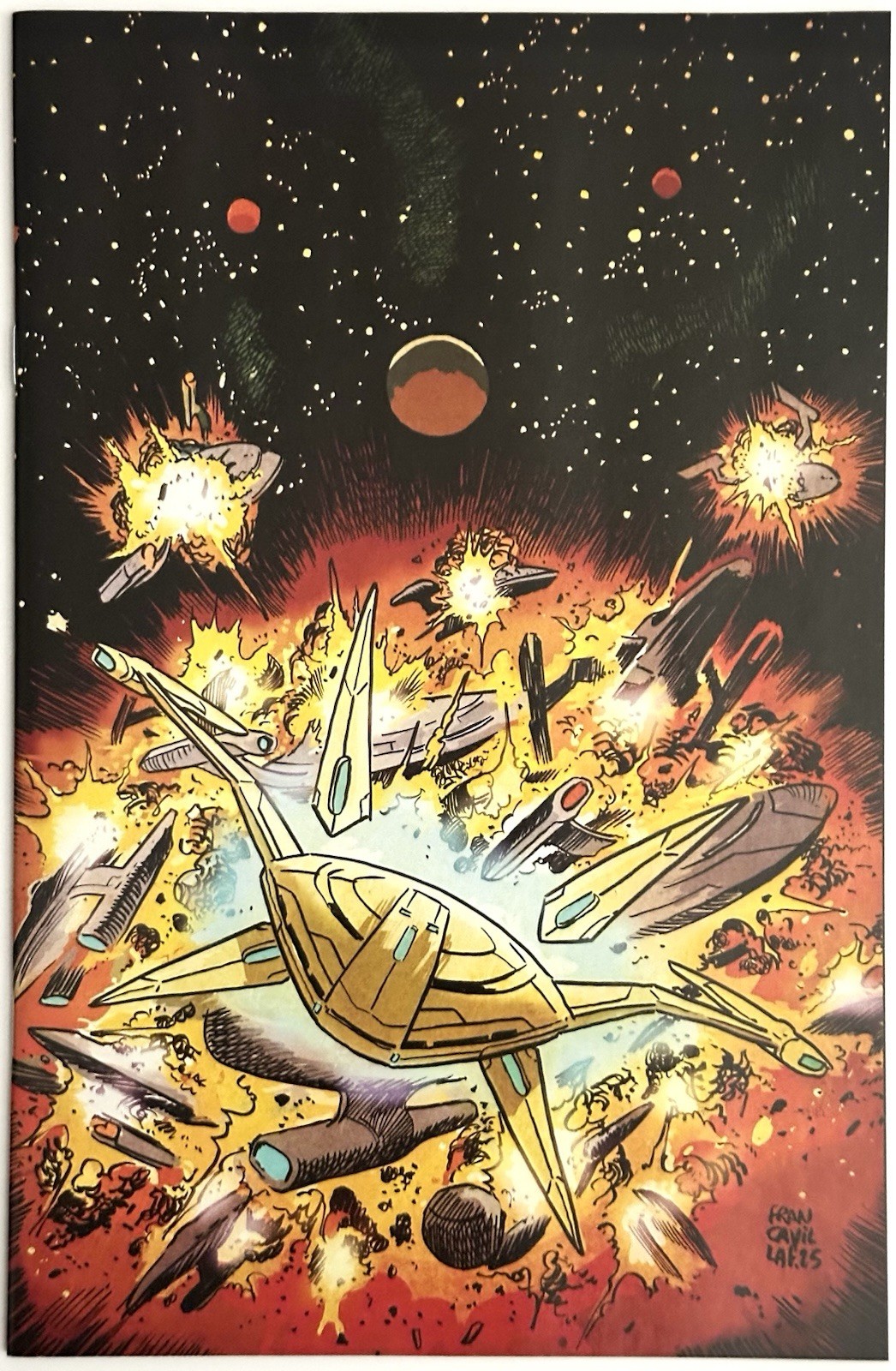 IDW Star Trek: The Last Starship #1💎 Francesco Francavilla Virgin Cover 1:15