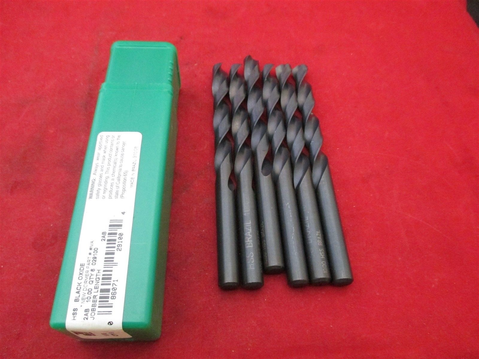 Precision 029100 Jobber Length 2AB 10.00 HSS Black Oxide
