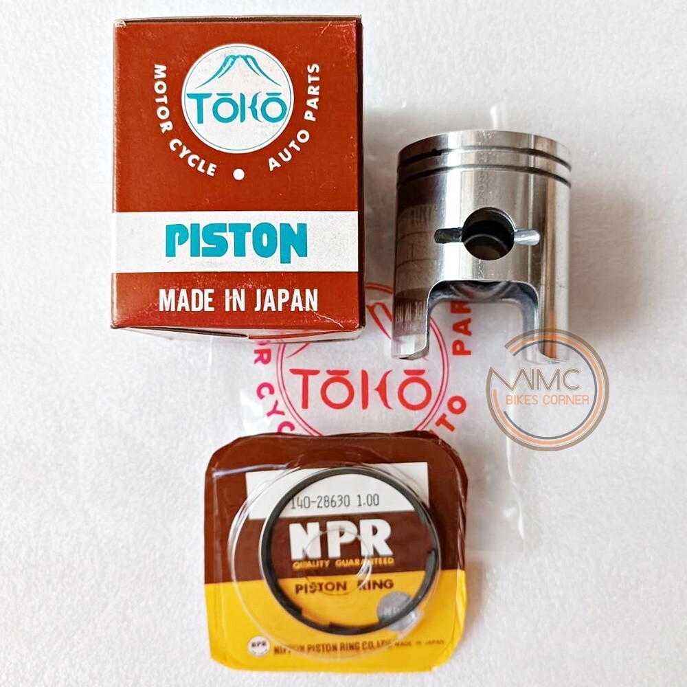 PISTON KIT 1.00 OVERSIZE (DIA 51.00mm) FOR SUZUKI A100 AS100 AC100