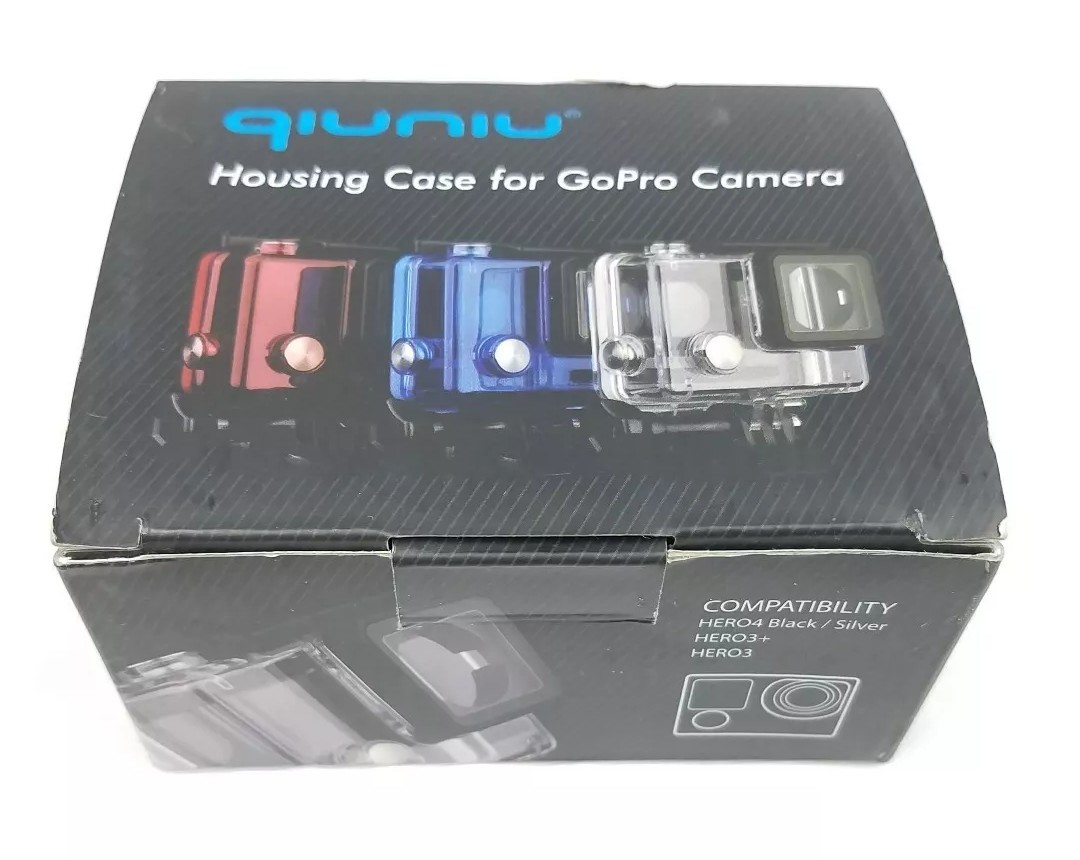 Waterproof Dive Housing Case for GoPro Hero family up to 40 Meters in Clear